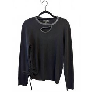 NEW AZI women's long sweater in black